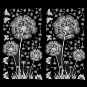 2 set di adesivi per finestre a fiori, adesivi per finestre a fiori, pellicola per finestre senza colla, pellicola statica bianca per uso domestico, ufficio, negozio, finestra, decorazione per porte di vetro