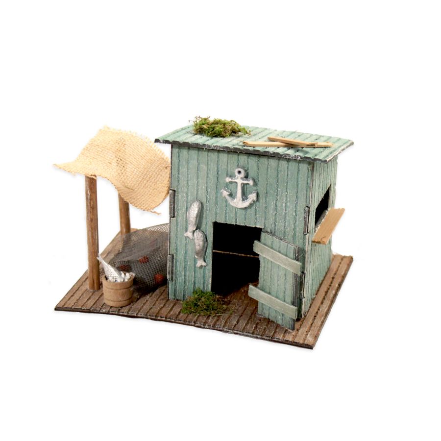 BARACCA DEL PESCATORE CAPRESE PER PRESEPI E MODELLISMO