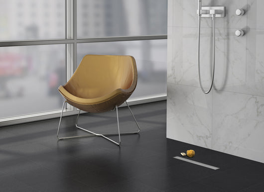 Canalina modulare a filo pavimento Modular Lineardrain In-Tile Aisi 304 Ferplast Taglia: 4x50cm. ø 40mm.