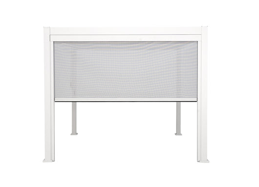 Tenda oscurante autoavvolgente in textilene Greenwood Colore: Bianca, Materiale: Textilene