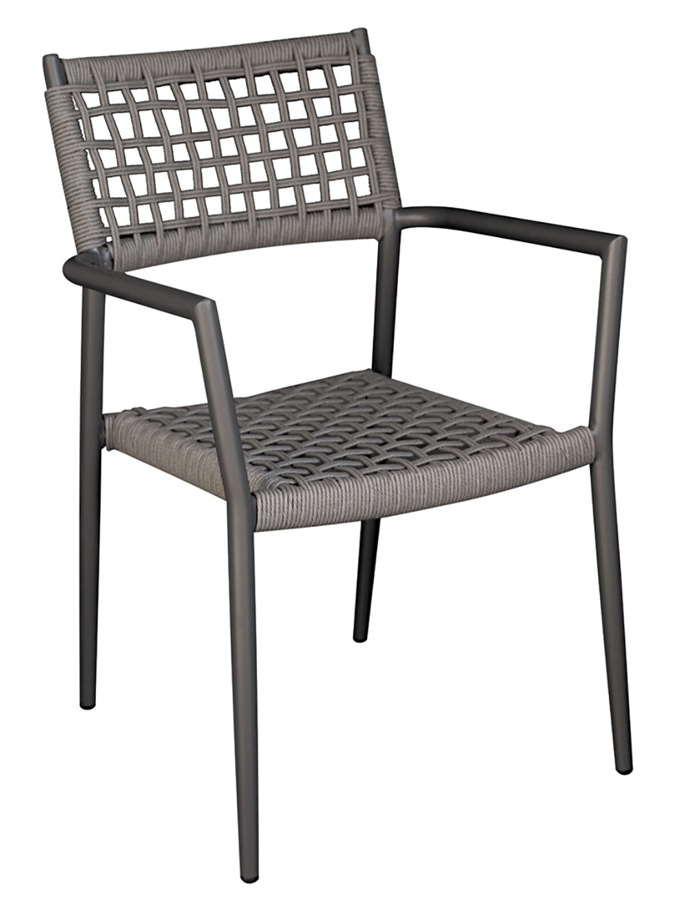 Sedia Padova in alluminio Greenwood antracite Colore: Grigio / Antracite, Materiale: Alluminio