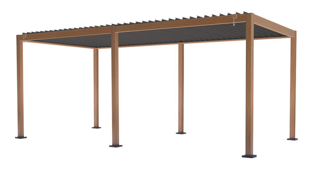 Pergola Texas Greenwood 3x6 Colore: Effetto legno