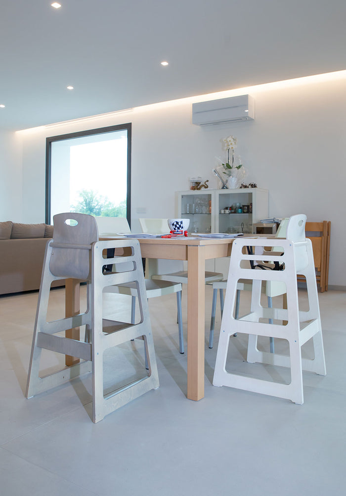 Seggiolone MioPappy in legno di faggio Adex