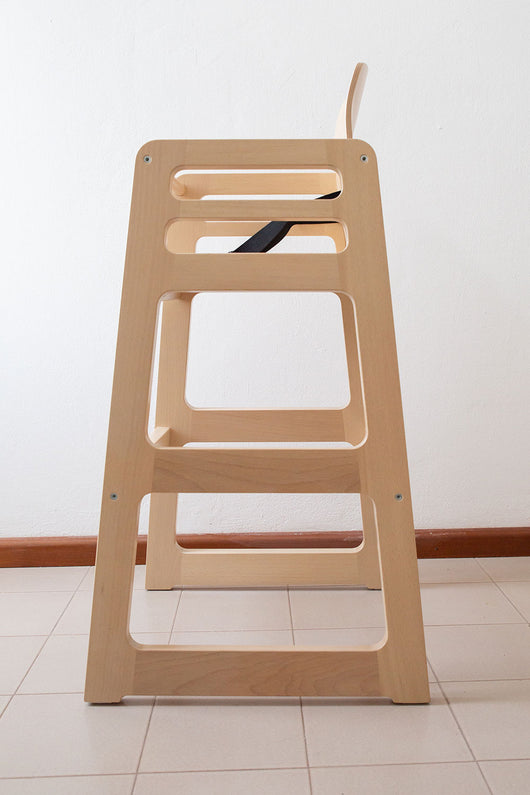 Seggiolone MioPappy in legno di faggio Adex