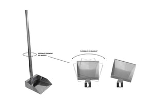 La Paletta Colore: Ferro zincato, Materiale: Ferro zincato