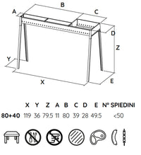 Barbeque Torino grill 80+40