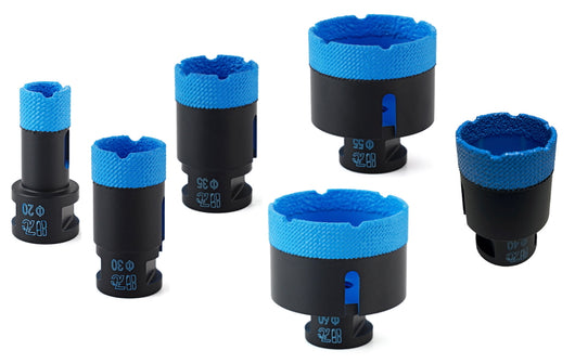 Foretto a secco diamantato Blu Line M14