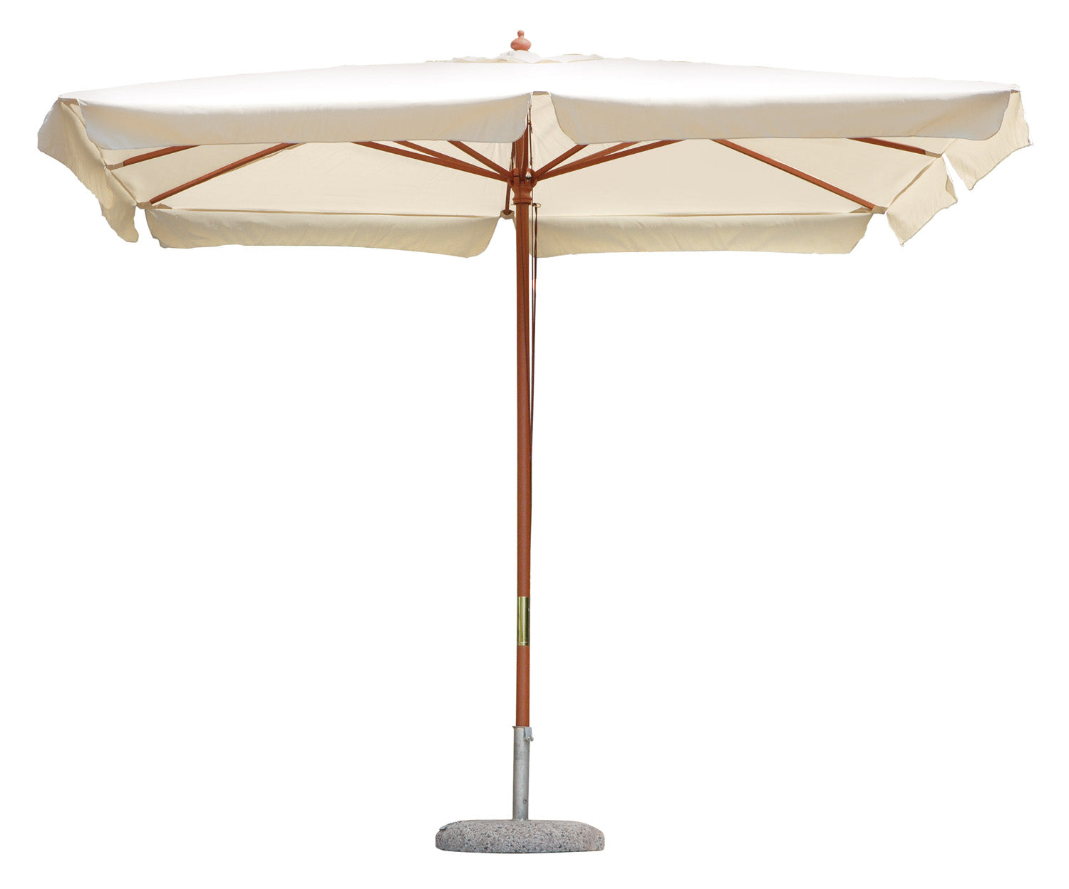 Ombrellone 3X3 Legno Standard Poli Ecru'  1 Pz