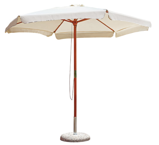 Ombrellone   Ø2,85 Legno Standard Poli Ecru'  1 Pz