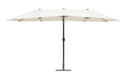 Ombrellone  Doppio A Palo Centrale 2,7X4,5 - Antracite Ed Ecru' 1 Pz