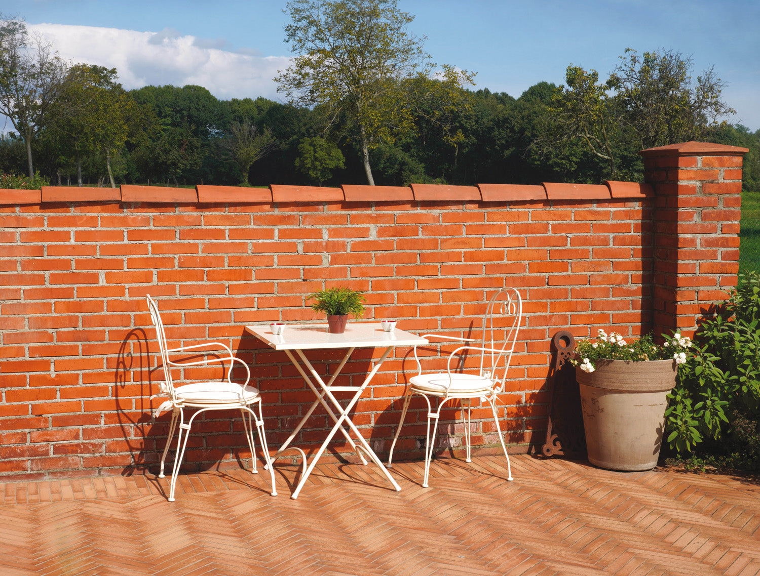 Sedia Sirmione C/Brac. - Ferro Avorio 1 Pz