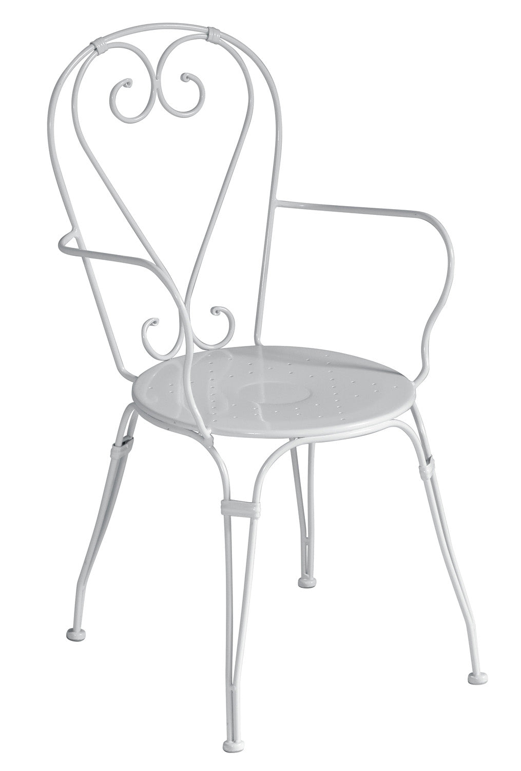Sedia Sirmione C/Brac. - Ferro Avorio 1 Pz