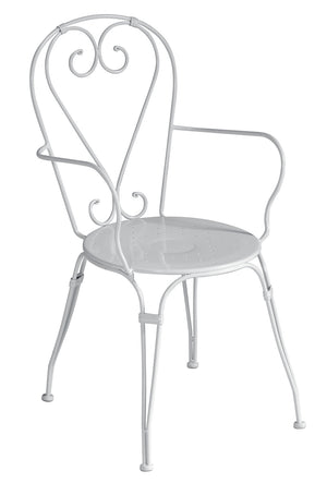 Sedia Sirmione C/Brac. - Ferro Avorio 1 Pz