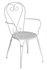 Sedia Sirmione C/Brac. - Ferro Avorio 1 Pz