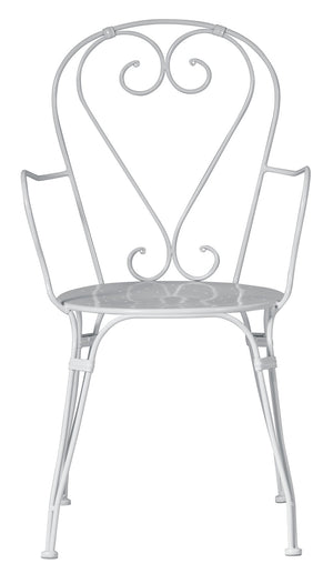 Sedia Sirmione C/Brac. - Ferro Avorio 1 Pz