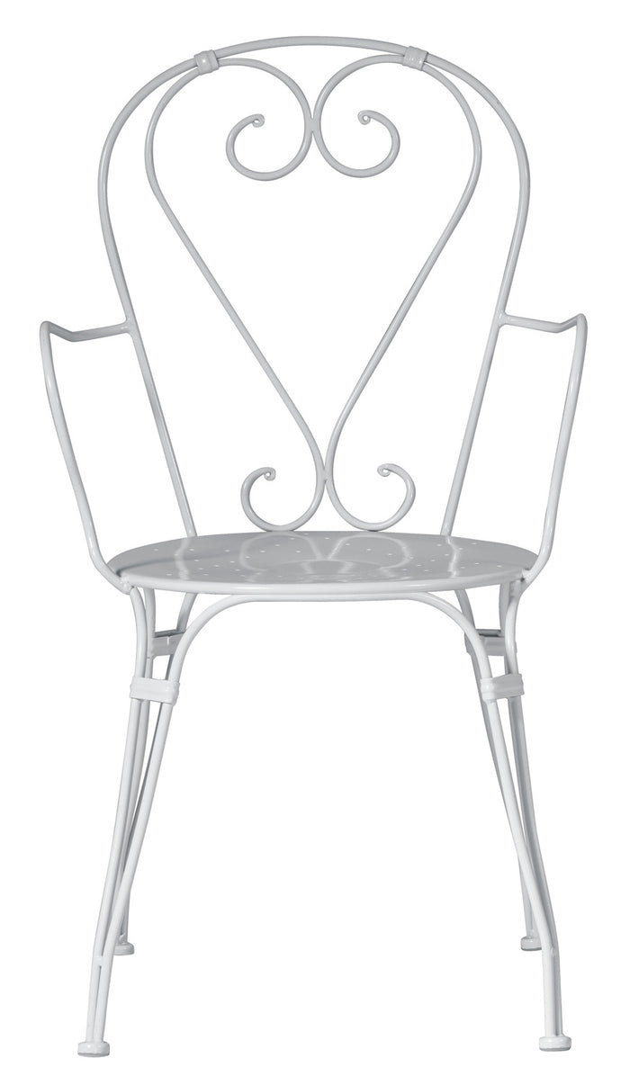 Sedia Sirmione C/Brac. - Ferro Avorio 1 Pz