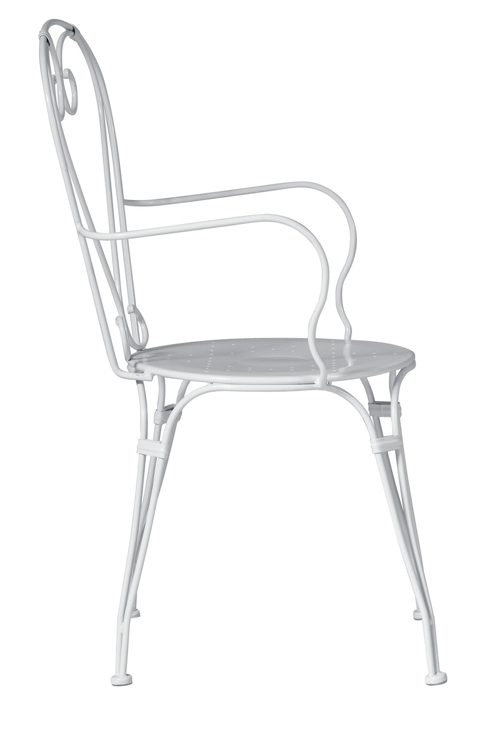 Sedia Sirmione C/Brac. - Ferro Avorio 1 Pz