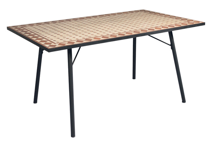 Tavolo Mosaico 150X90 - Ferro Nero 1 Pz