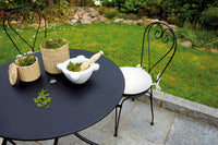 Tavolo Baveno Ø90 Cm - Ferro Nero 1 Pz