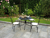 Tavolo Baveno Ø90 Cm - Ferro Nero 1 Pz