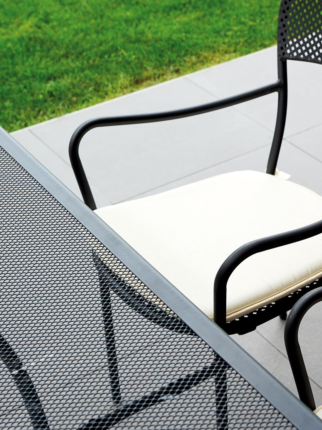 Tavolo Ameno 160X100 - Ferro Antracite - Rete 2 Pz