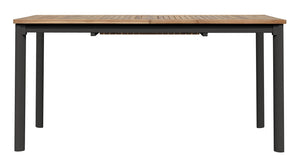 Tavolo Fuerteventura 150/210X90 in alluminio e teak Greenwood