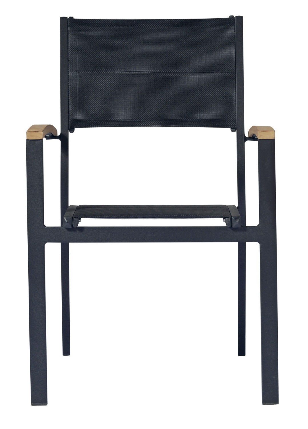 Sedia Tenerife in alluminio e textilene - Impilabile Greenwood