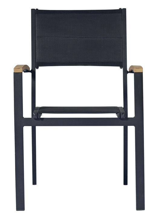 Sedia Tenerife in alluminio e textilene - Impilabile Greenwood