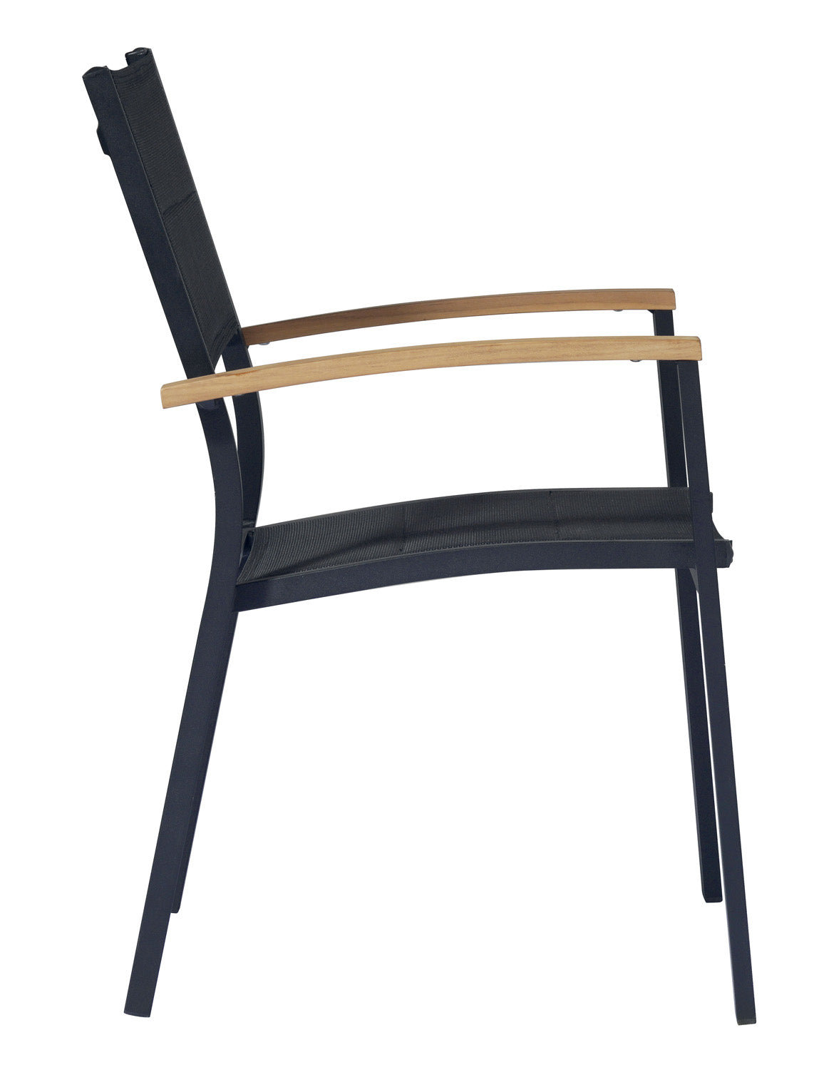 Sedia Tenerife in alluminio e textilene - Impilabile Greenwood