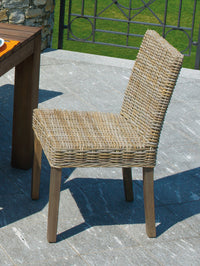 Sedia Lisbona Grey Kubu naturale Greenwood