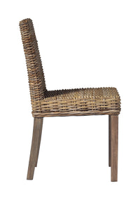 Sedia Lisbona Grey Kubu naturale Greenwood