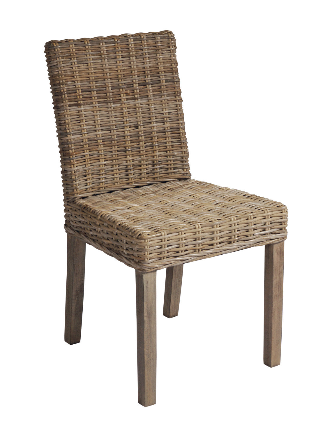 Sedia Lisbona Grey Kubu naturale Greenwood