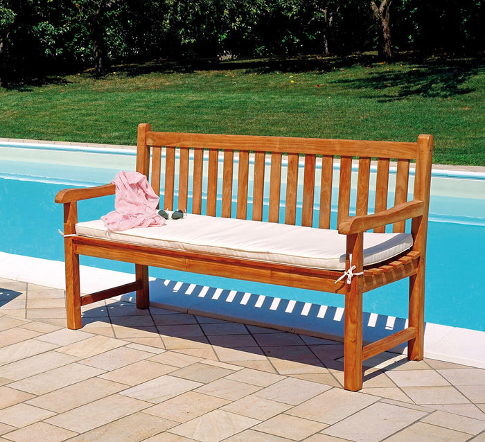 Cuscino Ecrù sfoderabile per panca Lampedusa Greenwood