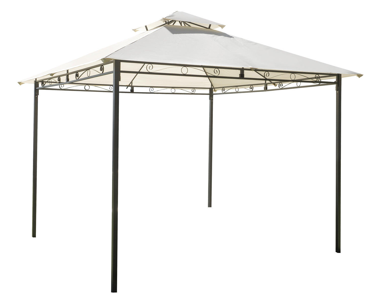 Gazebo Illinois 3x3 con innesto a molla Greenwood