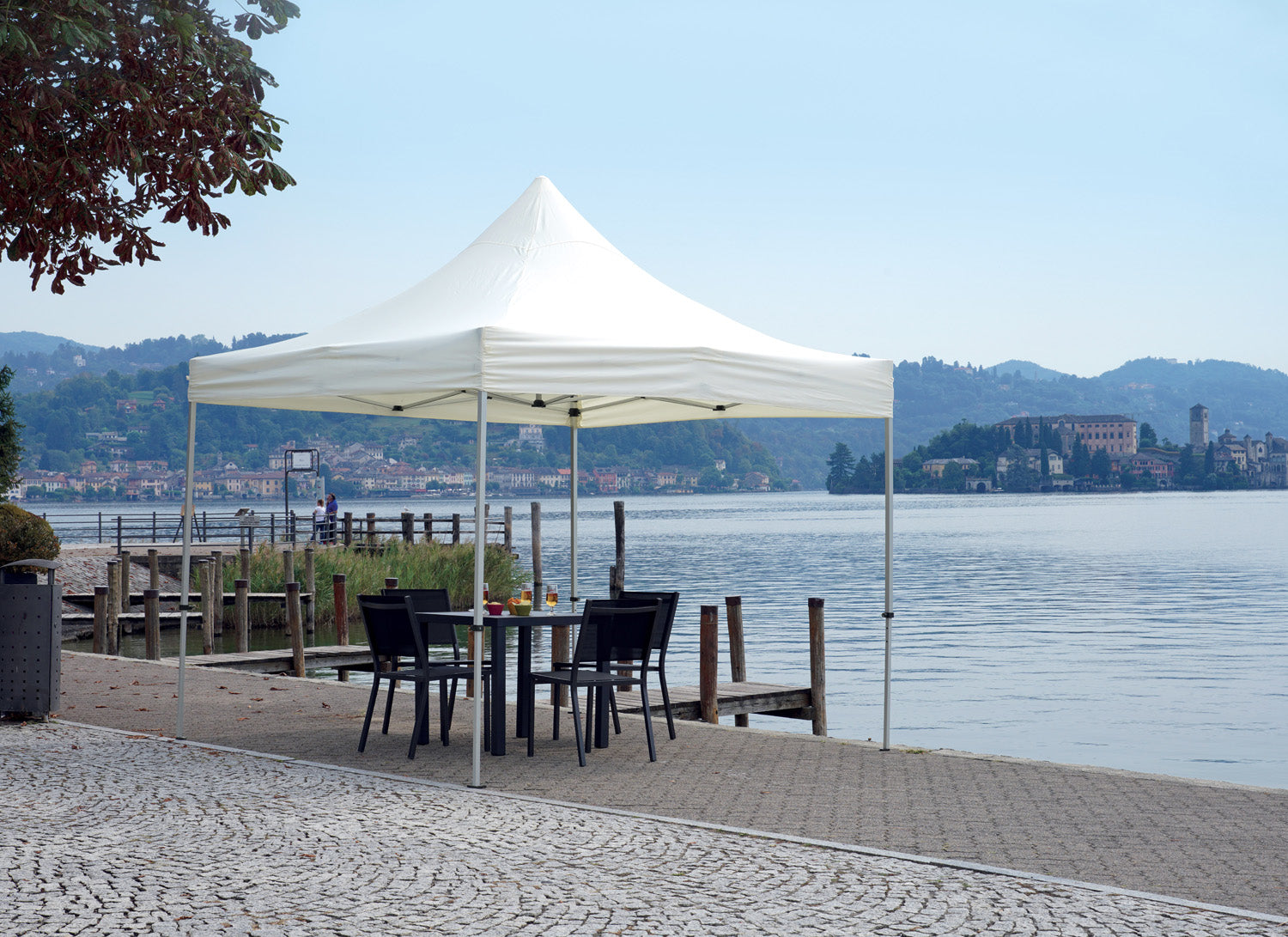 Gazebo 3X3 pieghevole con traliccio centrale In alluminio Greenwood