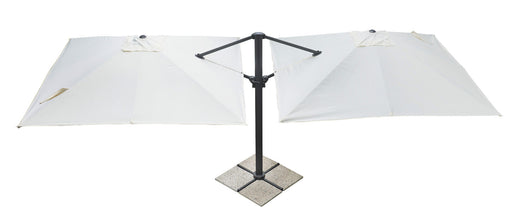 Ombrellone 3x3 doppio palo laterale Greenwood