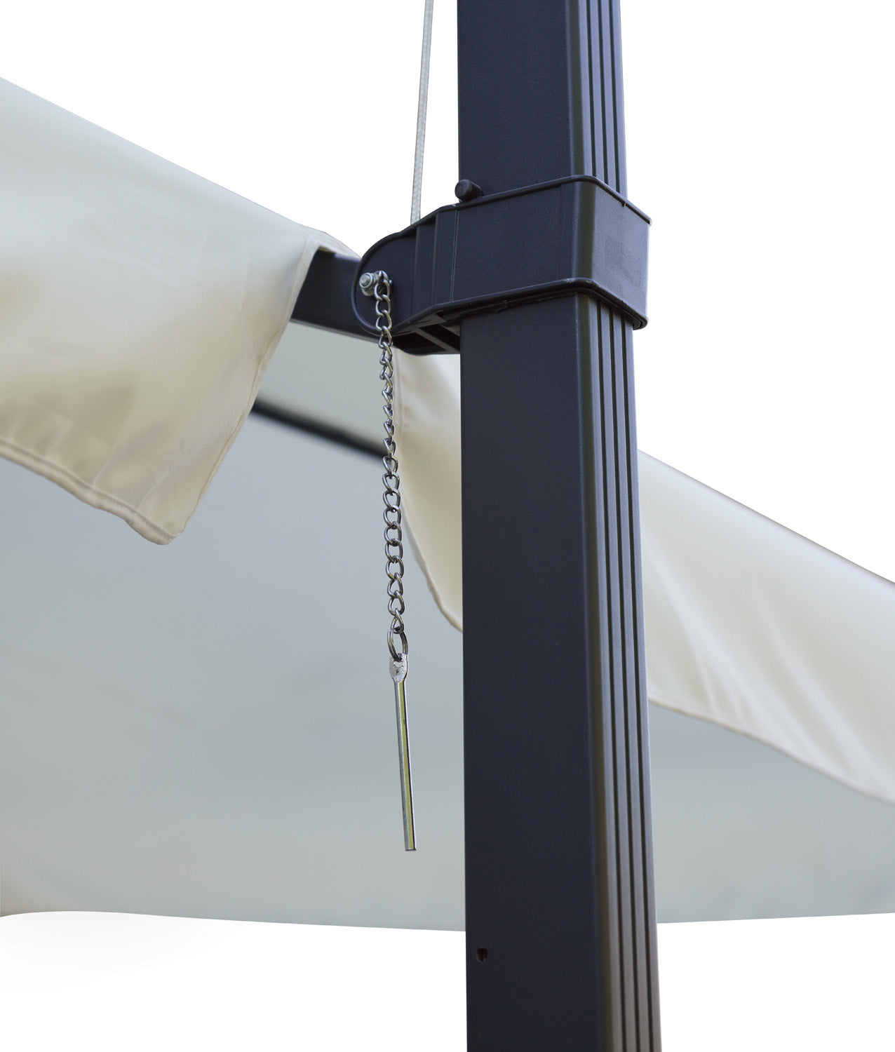 Ombrellone Florida 3X2 Palo Lat. Antracite Poli Ecru' 1 Pz