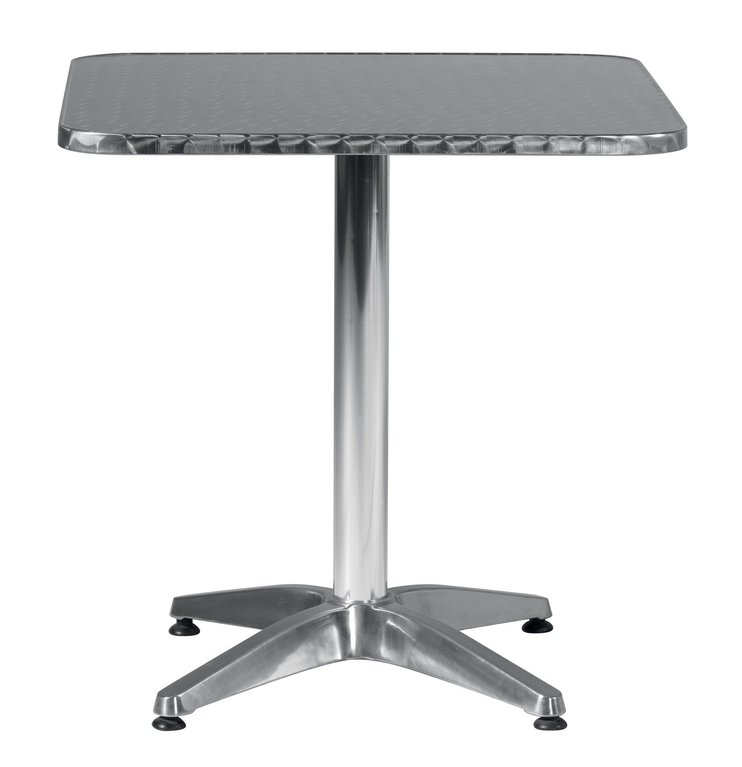 Tavolo 70X70 Alu/Acciaio 1 Pz