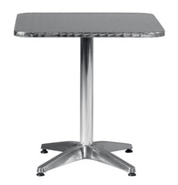 Tavolo 70X70 Alu/Acciaio 1 Pz
