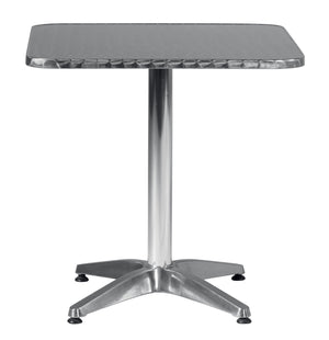 Tavolo 70X70 Alu/Acciaio 1 Pz