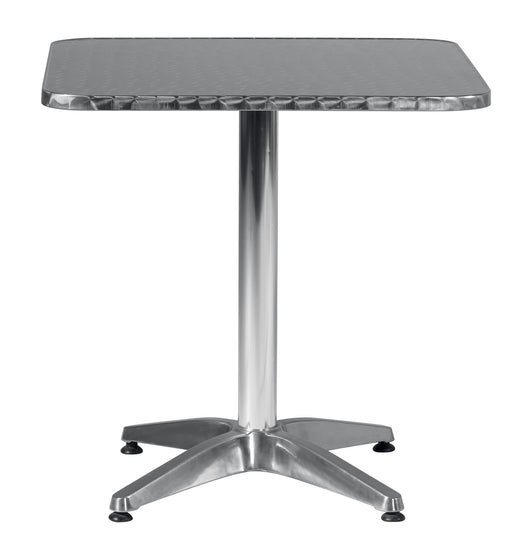 Tavolo 70X70 Alu/Acciaio 1 Pz