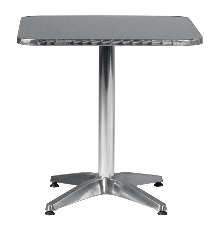 Tavolo 70X70 Alu/Acciaio 1 Pz