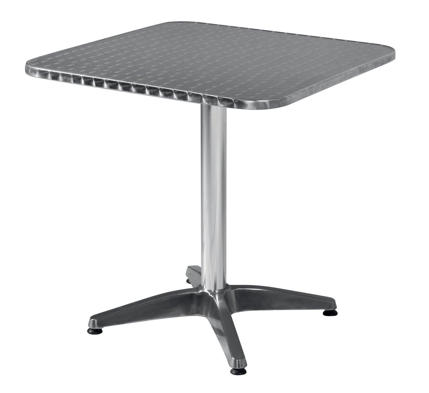Tavolo 70X70 Alu/Acciaio 1 Pz