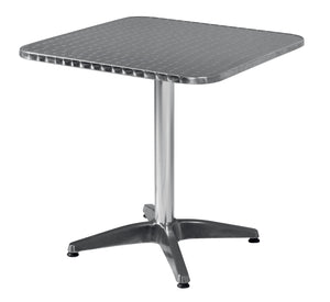 Tavolo 70X70 Alu/Acciaio 1 Pz