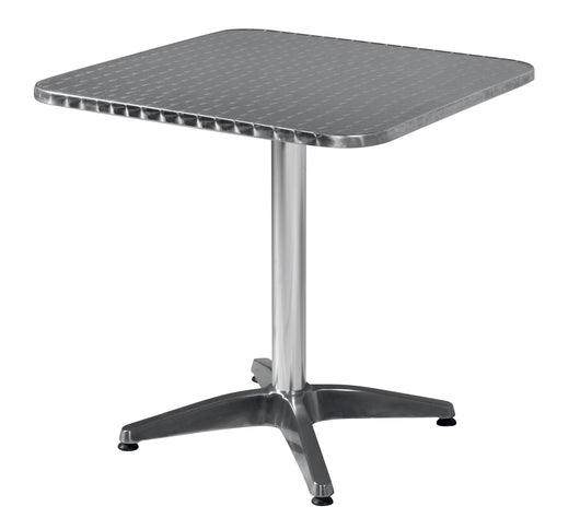 Tavolo 70X70 Alu/Acciaio 1 Pz