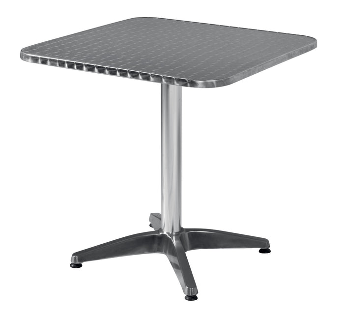 Tavolo 70X70 Alu/Acciaio 1 Pz