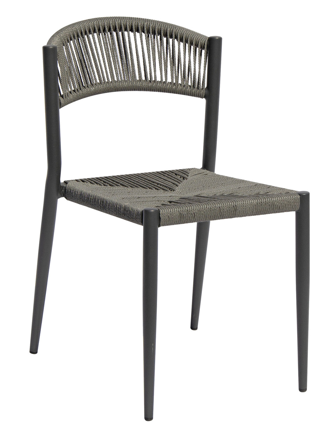 Sedia Milano Contract Senza Braccioli In Alluminio  / Pz 1 Colore: Grigio