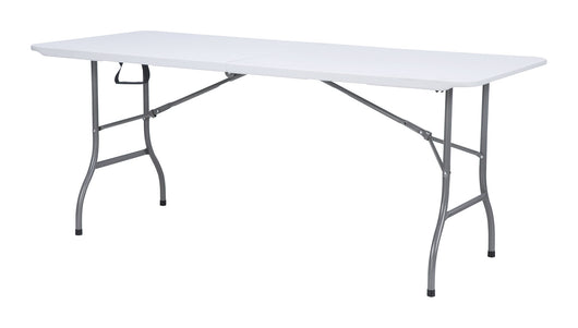 Tavolo Pieghevole Catering - Piano In Polietilene Alta Densità - 244 X 76 X H. 74 Cm - Tubo Ø 28 X 1 Mm