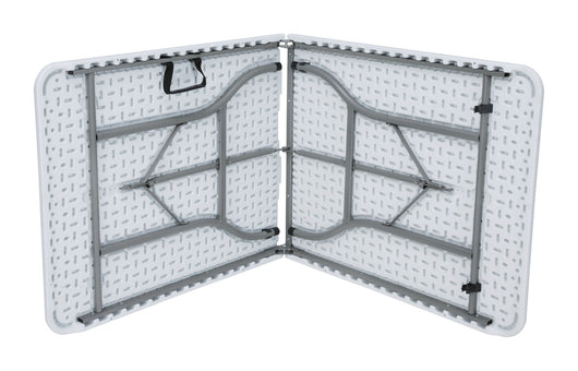 Tavolo Pieghevole Catering - Piano In Polietilene Alta Densità - 244 X 76 X H. 74 Cm - Tubo Ø 28 X 1 Mm