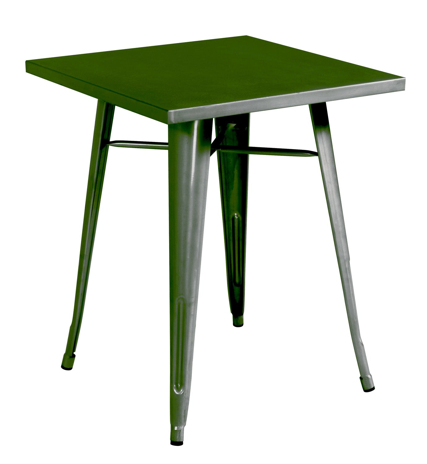 Tavolo Lamiera 60X60         2 Pz Colore: Silver